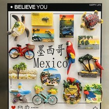 Mexico Cancun Fridge Magnet Beach Maya Travel Souvenir