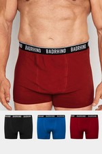 BadRhino Mens Big & Tall 3 Pack Boxers