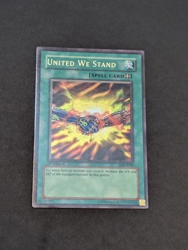 Yugioh United we Stand LON-E049 1st Edition Ultra Rare Near Mint Condition