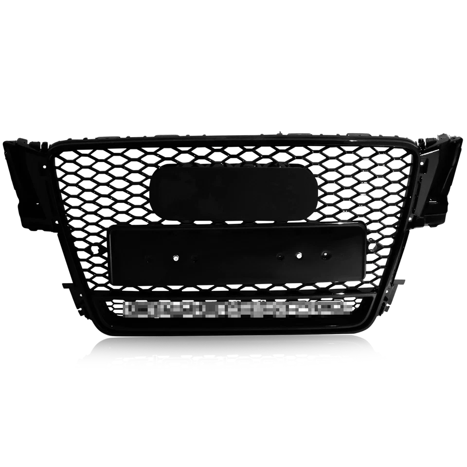 Para Audi A5 S5 B8 RS5 Style 08-12 Grelha de Malha Frontal Grelha Superior de Para-choque com Quattro - Imagem 2 de 4