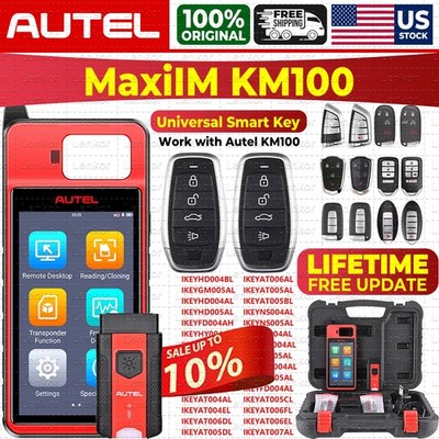 2025 Newest Autel MaxiIM KM100 Key Fob Programming Tool Programmer Immobilizer