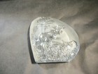 Etched Glass Moose Display, Very Heavy Excellent Condition — photo 7