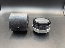 Soligor Auto Tele Converter 2X To Fit Canon FD Lens, with Case, Made In Japan