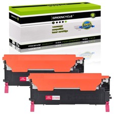 2PK Magenta Toner Fits for Samsung CLT-M406S CLT-406S SL-C410 C412W C413w C460FW
