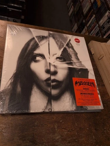 LAFY GAGA - MAYHEM DOUBLE LP BRAND NEW VINYL SEALED YELLOW TARGET EXCLUSIVE