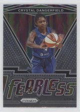 2021 Panini Prizm WNBA Fearless Crystal Dangerfield #16 Rookie RC 5l1