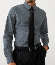 Banana Republic Mens Buttondown ATHLETIC FIT Dress Shirt Wrinkle Resistant 1F
