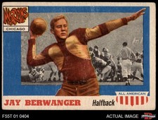1955 Topps #78 Jay Berwanger RC Chicago 3 - VG
