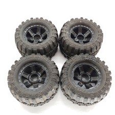 4x Proline Super Swamper Txl Sx 3.8 Monster Truck Tires 17mm Hex Wheels Used 4x Proline Super Swamper Txl Sx 3.8 Monster Truck Tires 17mm Hex Wheels Used
