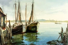 Laine Tenbusch (US,1905-2001) watercolor painting 149921