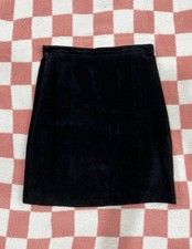 Rock Creek Vintage 100 Leather Skirt Size 14 Knee Length