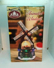 FG Square™ LED Lighted~Windmill~Animated Musical~Christmas~Dashing Through Snow