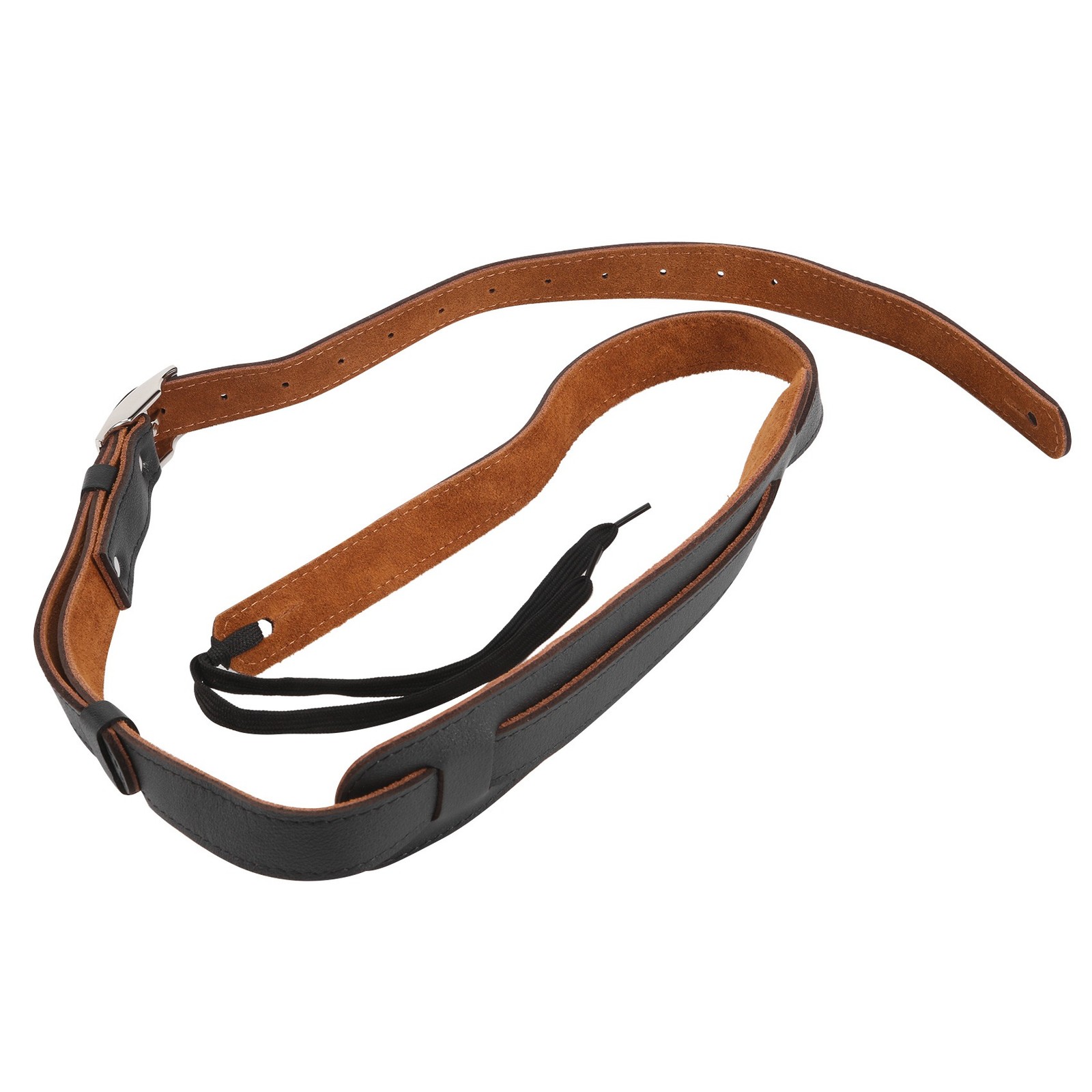 Leather and Metal Buckle Electric Guitar Strap Belt Shoulder Pad2829