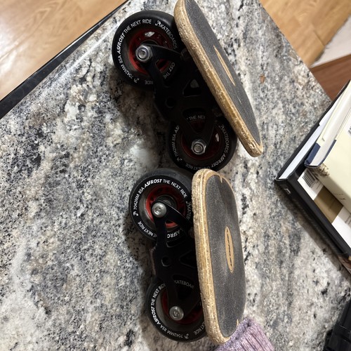 AsFrost Portable Roller Road Drift Skates Plate with Cool Maple Deck Anti-Sli...