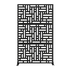 Nicoman Geo Maze Metal Privacy Screen 90cm x 180cm | Outdoor Garden Metal Panel