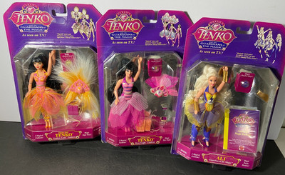 New Lot of 3 Mattel Princess Guardians of Magic Tenko Dolls Ali / Rose & Lion