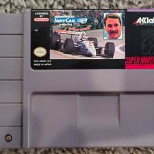 Acclaim Newman Haas IndyCar Featuring Nigel Mansell SNES Racing NTSC-U/C