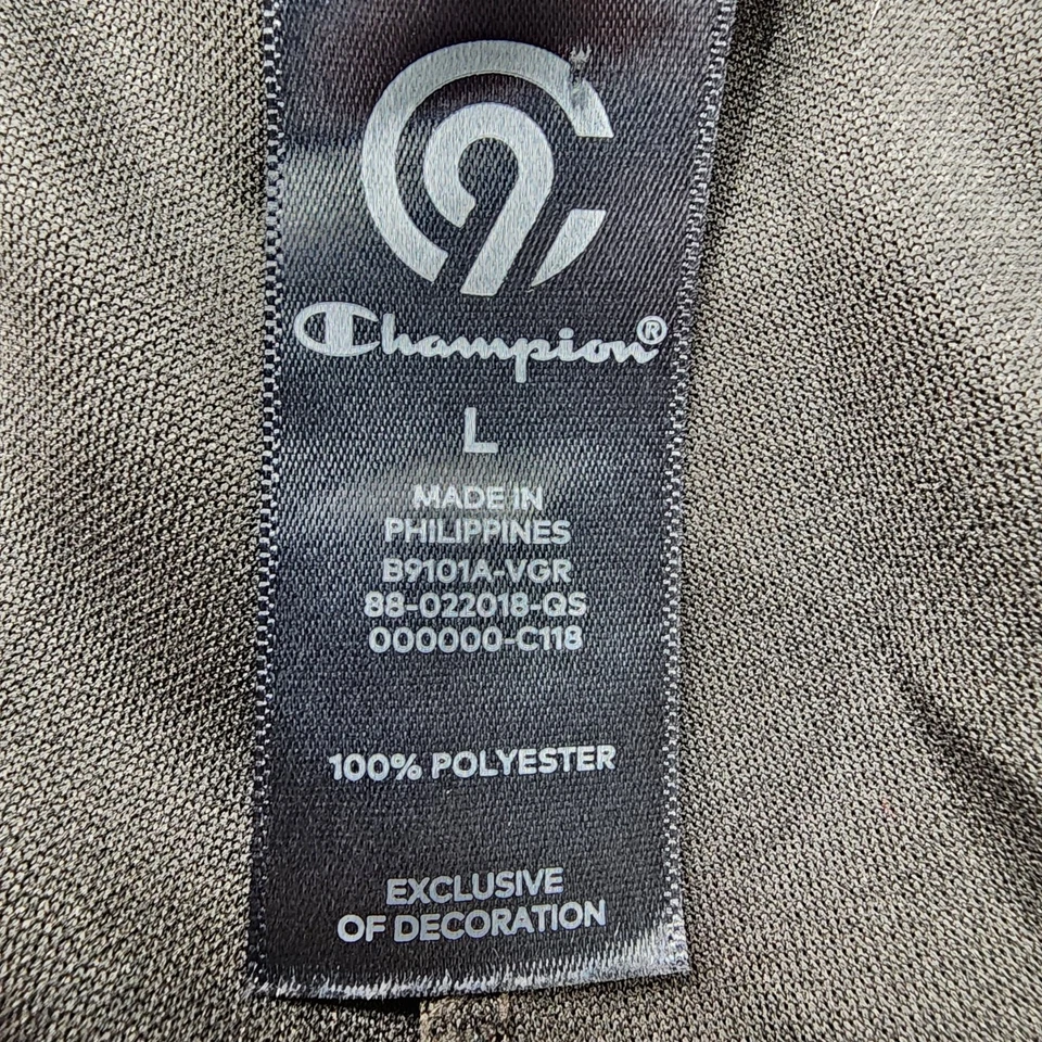 Pantalones Champion Para Hombre L Gris Tirar de Pierna Recta Bolsillo Entrenamiento Gimnasio Atletismo Foto 4 de 4