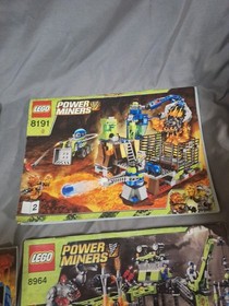 Lego Power Miners 8964 8191 8709 8959 8961 8191  8958 8189 8962 Instructions Lot