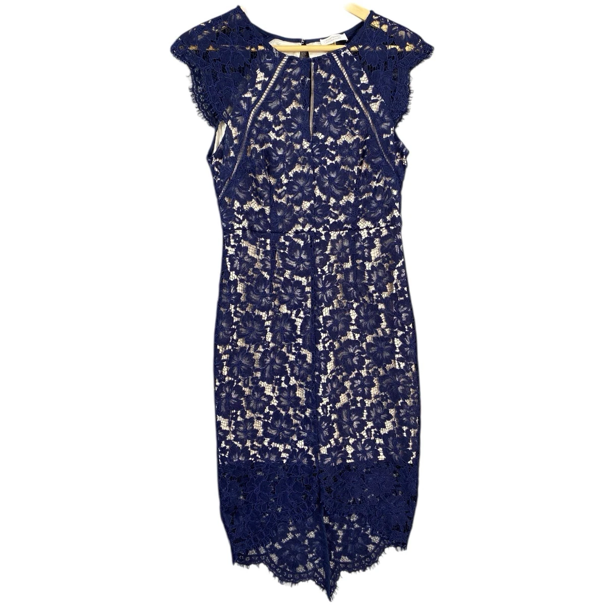 sheer sleeve lace dress Long Sleeve Lace V-neck Mini Dress main image 0