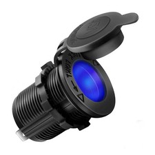 12V Waterproof Car Motorcycle Boat Cigarette Lighter Socket Power Plug Outlet