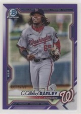 2021 Bowman Draft Chrome Purple Refractor 171/250 Jordy Barley #BDC-6 0kt8