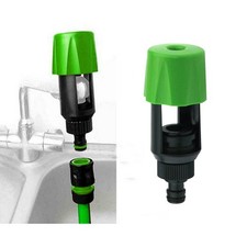 RAM ONLINE Indoor Kitchen Faucet Connector Garden Hose Pipe Attachment Green