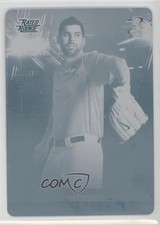 2011 Playoff Contenders Season Tickets Printing Plate Cyan 1/1 Jordan Walden 0o9