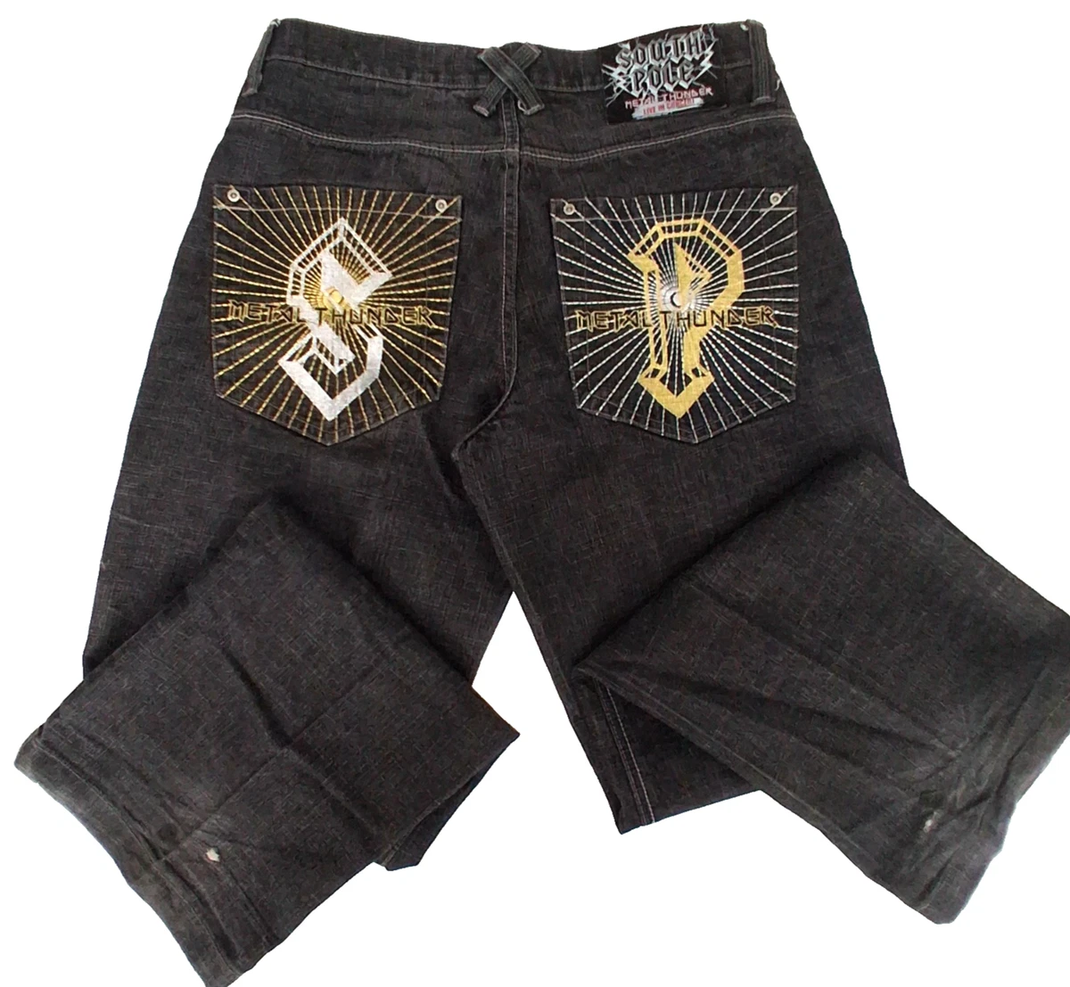 Southpole Black Relaxed Jeans for Men for sale | eBay