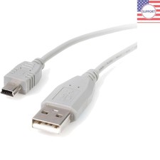 3ft Mini USB Cable - Ideal for Charging and Syncing Cameras and Portable Devices