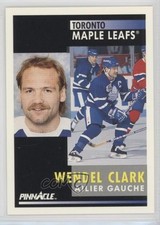 1991-92 Pinnacle French Wendel Clark #250 0a4