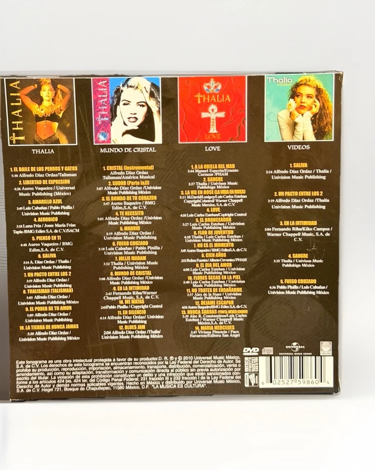 Thalia - La Historia (3 CD + 1 DVD) Like New. Foto 2 de 4