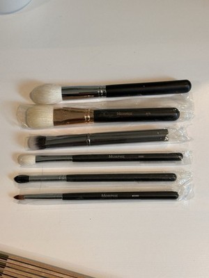 Morphe Make Up Brush Lot Of 6 New Face & Eye Bundle Of Make Up Brushes