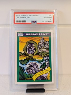 1990 Marvel Universe Doctor Doom #60 PSA 10 GEM MT