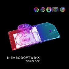 For EVGA 3090 3080 TWF3 DIY Water Block Full Coverage Graphics Card Water Block