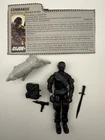 gi joe lot figure 1985 Snake Eyes 100% complete File Card beautiful !