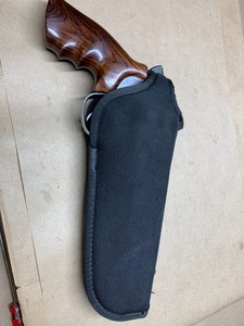 Bianchi 111 Cyclone Holster For S&W N-Frame 4" Revolver | Right Hand, Plain Tan Leather - View #8