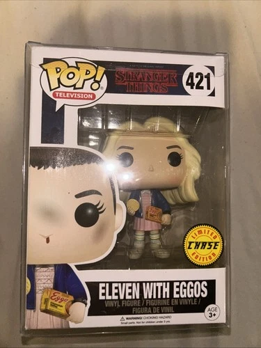 Funko Pop! Vinyl: Stranger Things - Eleven with Eggos (Chase) #421