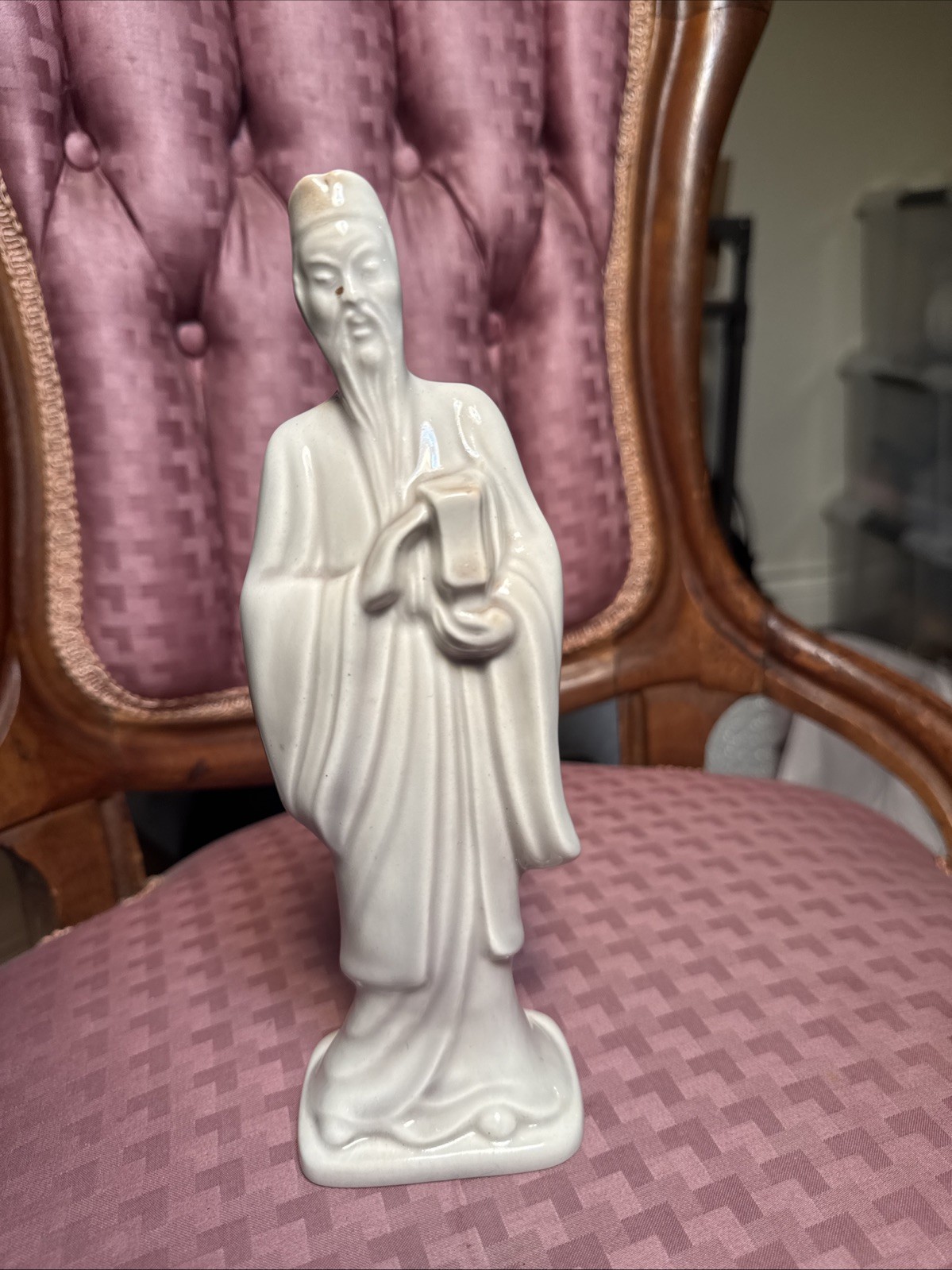 Vtg MCM Asian Man Figurine Roselane 232 USA