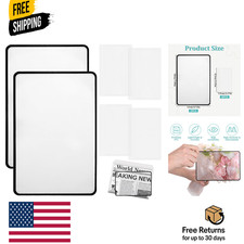 6 PCS Magnifying Sheets 5X 3X, Full Page Magnifier for Reading, Flat Plastic