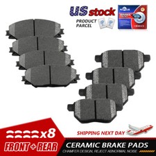 Front And Rear Ceramic Brake Pads Kit For Toyota Corolla Matrix Pontiac Vibe Front And Rear Ceramic Brake Pads Kit For Toyota Corolla Matrix Pontiac Vibe