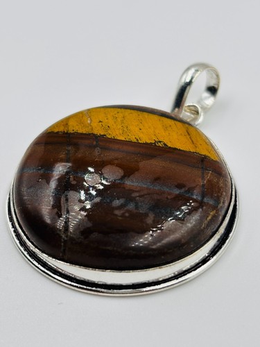 Colgante de piedra preciosa natural de latón con variaciones de piedras preciosas - Imagen 2 de 20