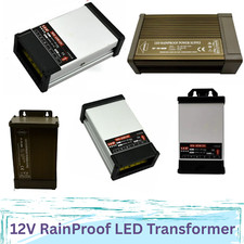 DC 12V Outdoor LED Power Supply IP45 Rainproof Driver Transformer 60W ? 400W PSU