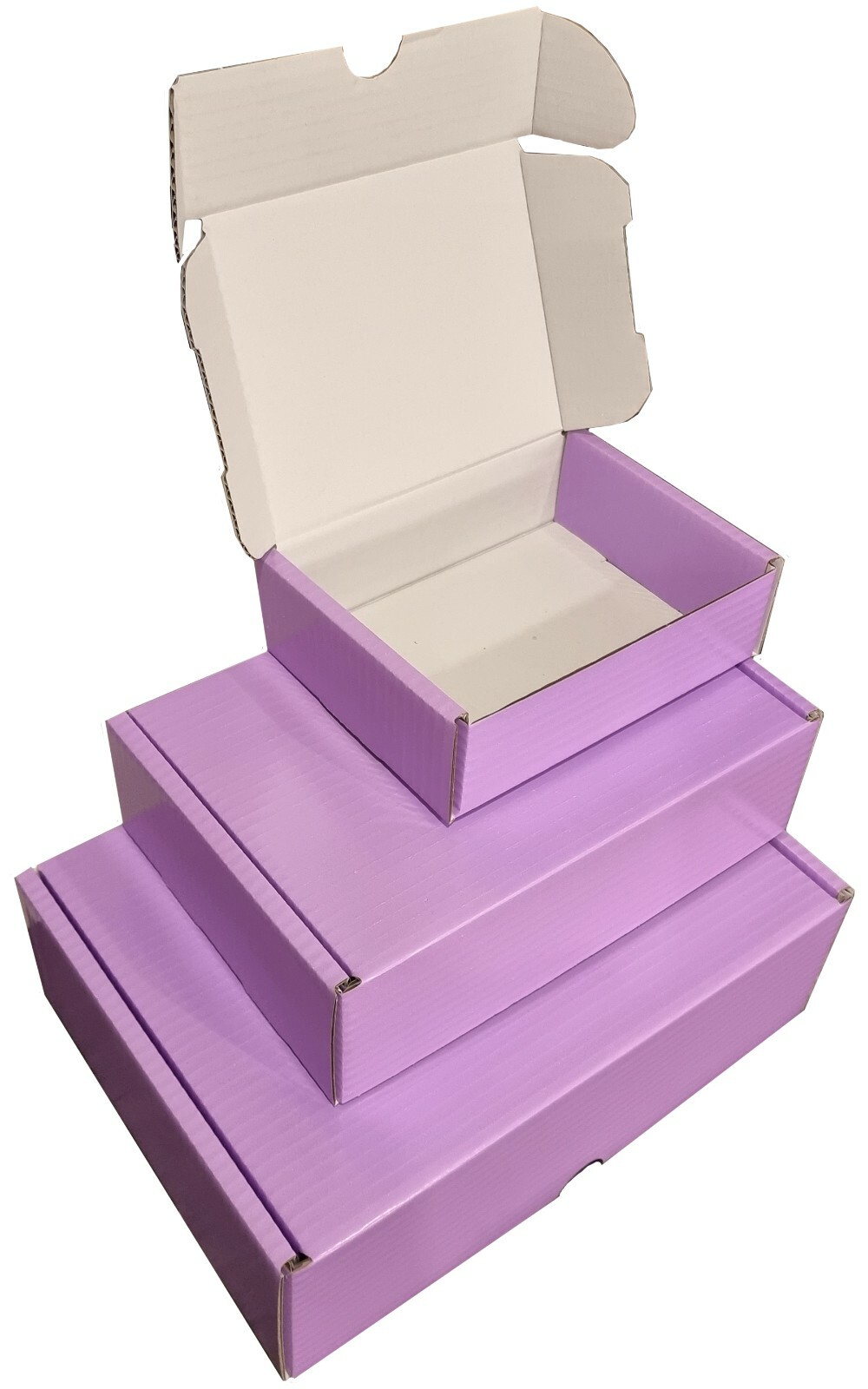 PURPLE SATIN LILAC CARDBOARD BOXES SHIPPING MAILING STORAGE GIFT eBay