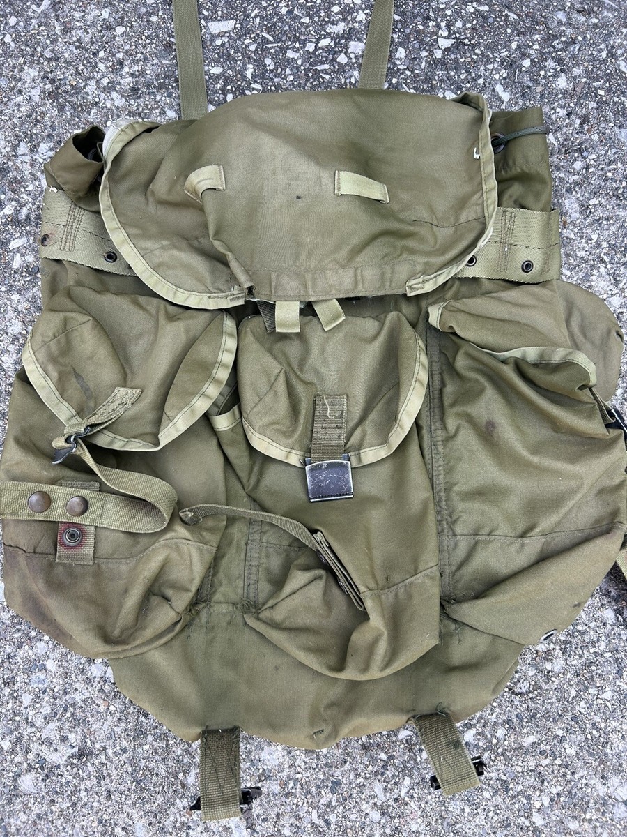 Vintage 1980s US Army Military Combat Field Pack Alice