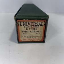 Universal Music Piano Roll  Over The Ways  Waltz U4384 Antique