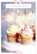 Good Friends Shine... - Birthday Greeting Card - 383C