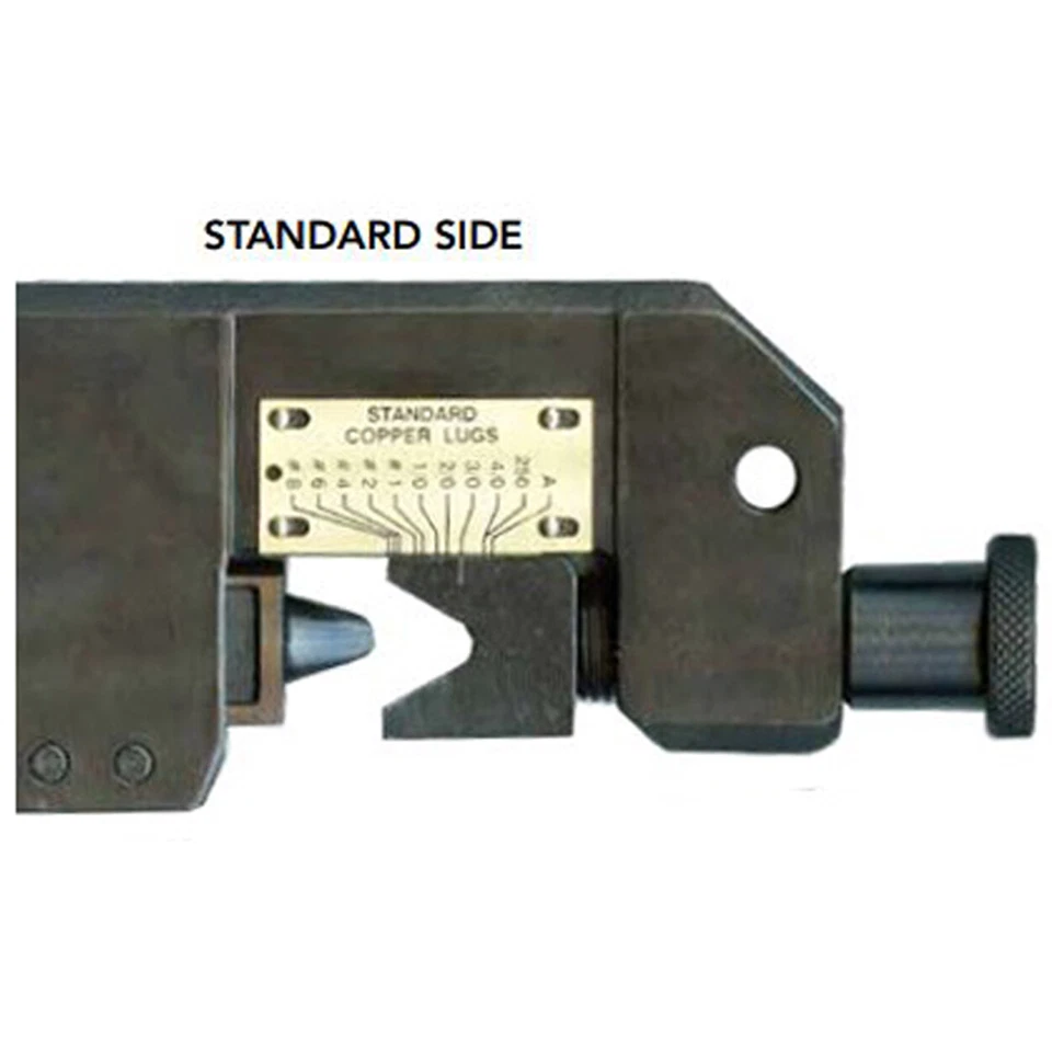 25-дюймовые высокопрочные клеммы кабелей аккумуляторов 8–4/0 AWG и медный обжимной инструмент США - Изображение 4 из 4