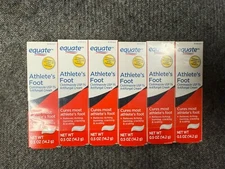 6 New Equate Athlete's Foot Antifungal Cream 0.5oz Each