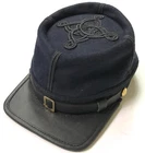 CIVIL WAR US UNION INFANTRY CAPTAIN OFFICER WOOL KEPI FORAGE CAP HAT-2XLARGE